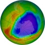 Antarctic Ozone 2009-10-11